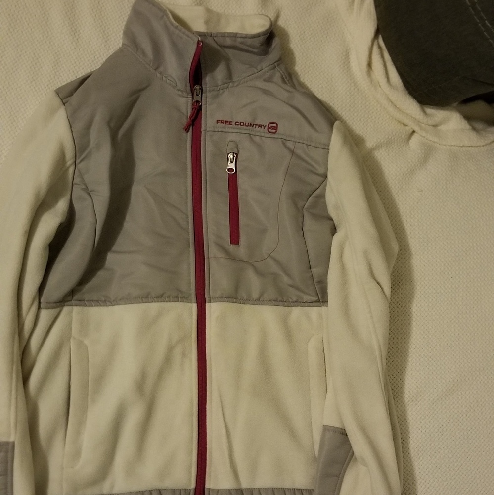 Zip up fleece sweater